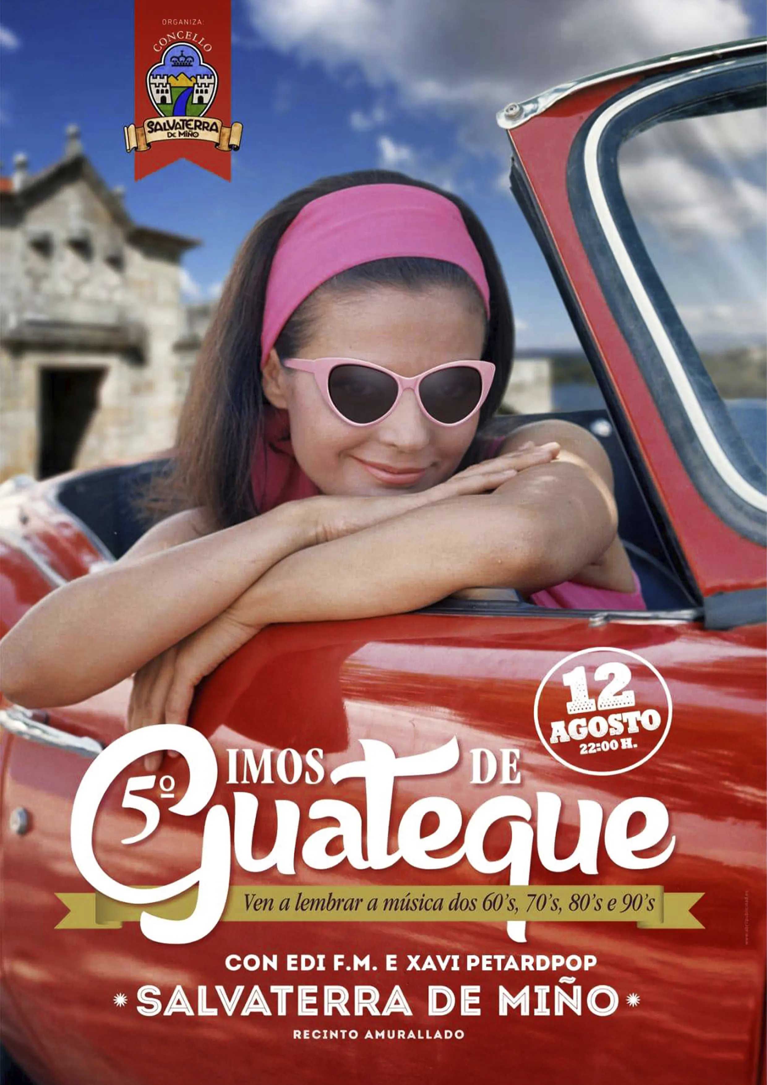 Cartel 5� edici�n Imos de Guateque 2023, p�blico y artistas recordando m�sica 60-90