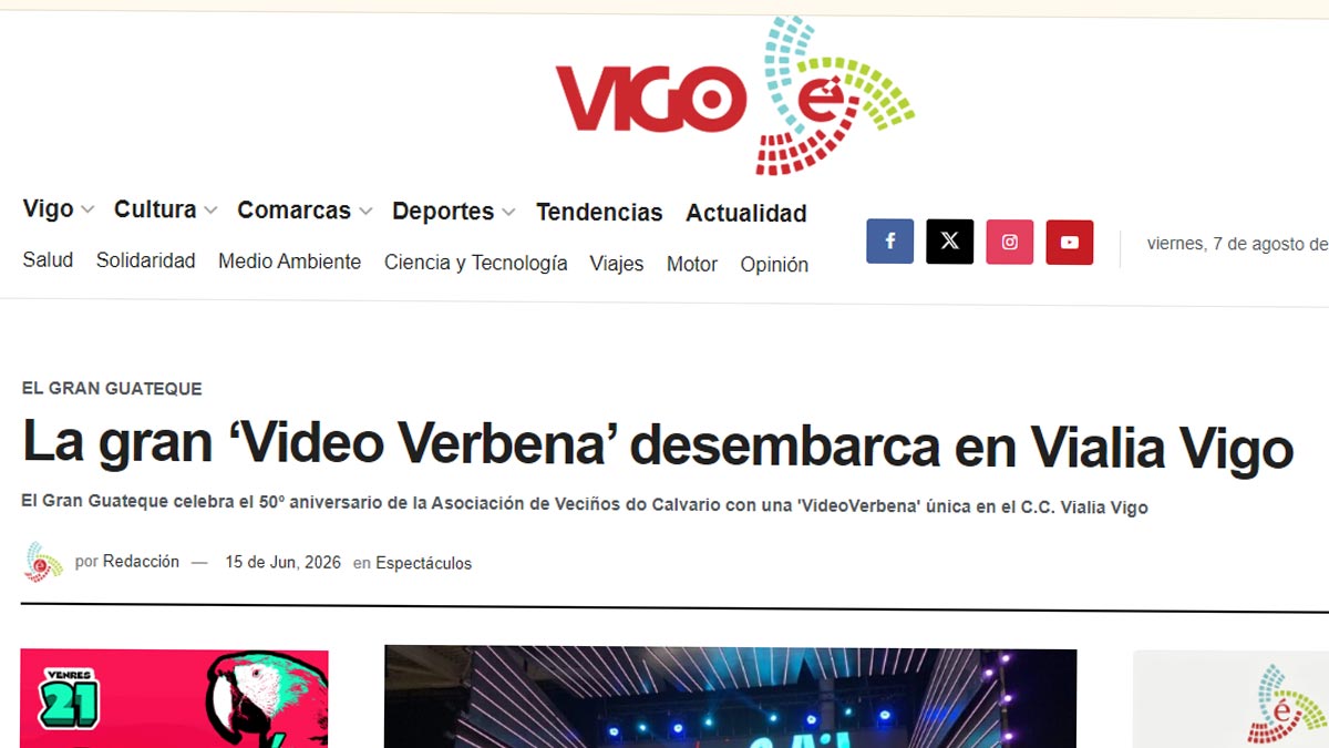 Actuación de El Gran Guateque en Vialia Vigo - Cobertura VigoÉ