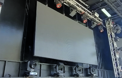 Pantallas de Video interior escenario mvil de El Gran Guateque