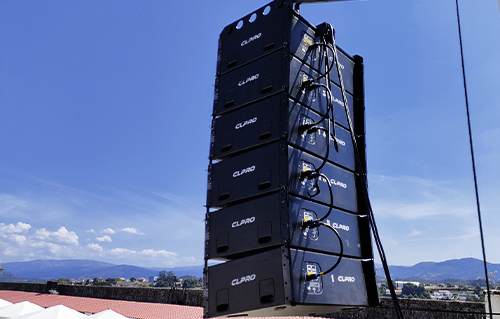 Sonido profesional en line array