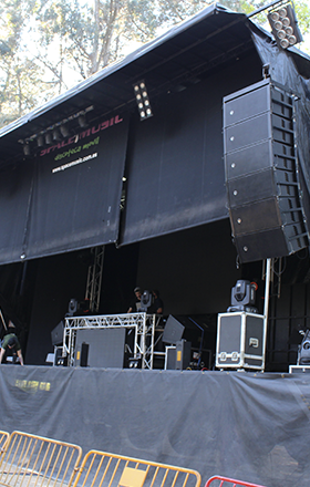 Escenario Mvil CLPRO totalmente equipado
