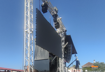 Pantallas de Video LED sobre Truss de El Gran Guateque